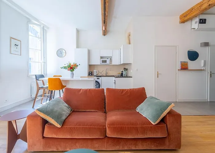 Apartment Designer & Bright On Rue Sainte-catherine Bordeaux